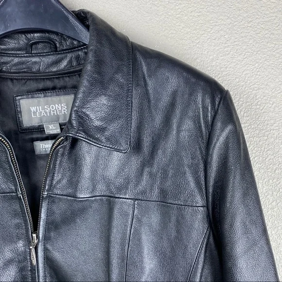 Wilsons Thinsulate insulated leather jacket XL - Picture 5 of 15